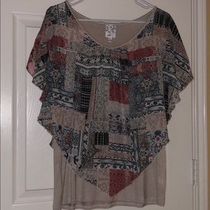 short sleeve patterned shirt